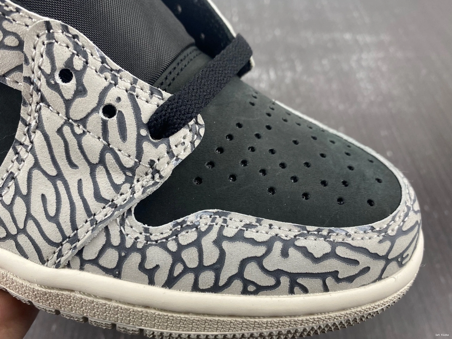OG 1 Cement Black Jordan Retro Low CZ0790-001 - 1025